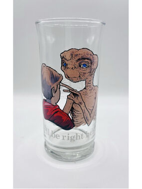 Vintage 1982 Pizza Hut E.T. “I’ll Be Right Here” Limited Edition Glass Tumbler